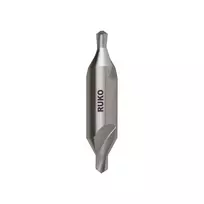 RUKO ZEB-HSS-DIN333-A-0.8mm HSS kombinuotas grąžtas ir nusklembimo freza, 60° kampas, 0,8 mm pilotas, 2,5 mm kotas, 40 mm ilgis