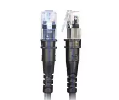Patchsee ThinPatch UTP CAT 6a tinklo kabelis 1,2 m, juodas - 10Gbps PoE++ plonas ir lankstus