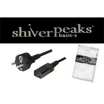 SHIVERPEAKS Basic maitinimo laidas Schuko į IEC C19, 3 m, 16 A, juodas BS60015-S