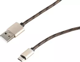SHIVERPEAKS S-Conn USB 2.0 laidas, USB-A į Micro-USB B, 0,9 m, rudas 14-50079