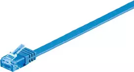 Wentronic RJ45 CAT6a tinklo kabelis 5m, U/UTP, auksuoti kontaktai, 10Gbit/s 96339