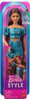 Barbie Fashionista Teal Animal Print
