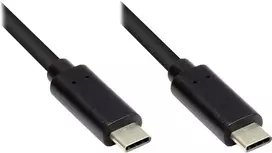 EXSYS EX-K1585-0.2 USB-C kabelis, 0,2 m, USB 3.2 Gen 1, juodas