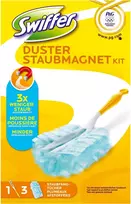 Swiffer Staubmagnet Olympia pradinis rinkinys – sausam valymui su rankena ir 5 elektrostatinėmis šluostėmis