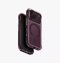 UNIQ Combat Magclick įkrovimo dėklas iPhone 18 Pro / 17 Pro - bordo spalvos