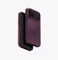 UNIQ Clario Magclick įkrovimo ekologiškas dėklas iPhone 18 Pro Max / 17 Pro Max - violetinis