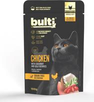Bult I Superfood minced chicken with coconut and blueberries mono - wet cat food - 100g