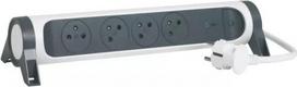 Legrand Extension cable 4x2PZ 1.5M, white-black