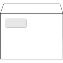 Vokai E5, 156 × 220 mm, 80 g, su langeliu 30 × 90 mm kairėje pusėje, su nuplėšiama juostele, baltos spalvos, 1000 vnt