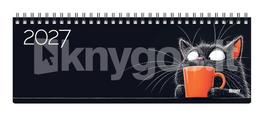 Kalendorius stalinis MEMO CARD black cat