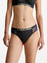 CALVIN KLEIN UNDERWEAR Moteriškos kelnaitės, MESH THONG - FUTURE SHIFT