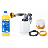 Tornado pneumatinis plovimo pistoletas + Tenzi Tex Wash skystis, 1L  , 1L