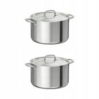 Ikea 365+ Puodas su dangčiu, nerūdijantis plienas, 10l (2 vnt.)