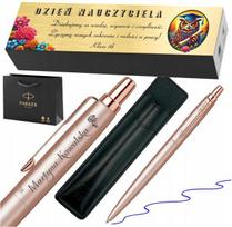 Parker Jotter Rose Gold rašiklis su graviravimu – dovana