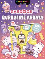 Gardžioji burbulinė arbata. Spalvinimo knyga
