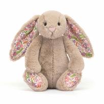Pliušinis žaislas zuikis Bashful Blossom Beige Bunny Petal (mažas)
