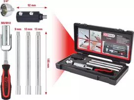 Praustuvo montavimo rinkinys ks tools 116.2050, 6 dalių komplektas kriauklei ir praustuvui tvirtinti