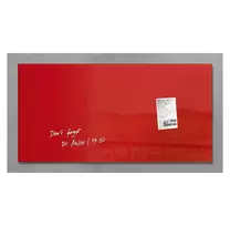 SIGEL Artverum GL147 Magnetinė stiklinė lenta 910x460 mm, balta, berėmė, montuojama ant sienos