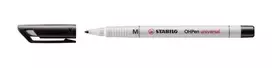 STABILO OHPen Universal M 853 nepermanentinis rašiklis projektoriams, juodas, 1,0 mm vidutinis kulkos antgalis