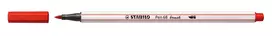 STABILO Pen 68 Brush - Medium - Red - Flexible Brush Tip - Water-Based Ink - Germany - Adults & Children