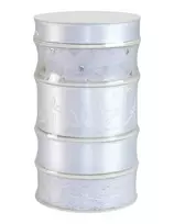 C.E. Pattberg Vestuvinių Dovanų Kaspinų Rinkinys Satino Baltas 15/25/40 mm x 5 Ritės x 3 m