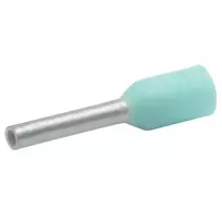 Klauke 168TL izoliuota vielos antgalinė įvorė (ferulė) - 0,34 mm² - AWG 22 - alavuota - turkio spalvos - polipropilenas