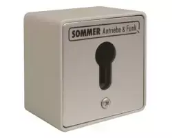 SOMMER S12760-00001 raktinis jungiklis su 1 kontaktu, be cilindro, paviršinis montavimas