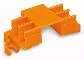 WAGO 243-113 tvirtinimo adapteris 6 jungtims, serija 243, oranžinis