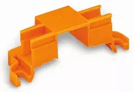 WAGO 243-112 tvirtinimo adapteris 4 jungtims, 243 serija, oranžinis