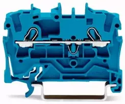 WAGO 2002-1204 4-jungiklis kišamasis gnybtų blokas, 2,5 mm², 800 V, pilka