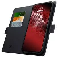 3MK PROTECTION Apple iPhone 13 Pro Max - 3mk Hardy Foldy Case, Juoda, TPU/Polimeras, Integruotas stovas