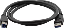 Kramer C-USB3/AB-3 USB 3.0 kabelis, USB-A kištukas – USB-B kištukas, 0,9 m (3 ft), mėlynas