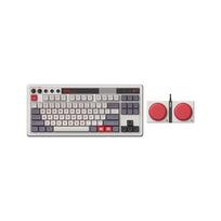 8BitDo Retro 87 Wireless Belaidė Žaidimų Klaviatūra | ISO-UK, N Edition, Kailh Box White V2