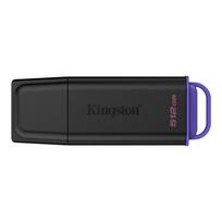KINGSTON 512GB Portable USB 3.2 Gen 1 DataTraveler Exodia Black/Purple