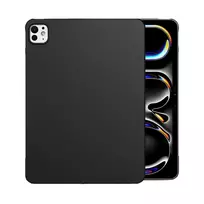 MRDISC apsauginis dangtelis Apple iPad Pro M4 juodas TPU - plonas smūgius sugeriantis dėklas su pakeltais kraštais, atsparus įbrėžimams matinis paviršius, tikslūs išpjovimai (MG-BCIPTABPROM4SW)