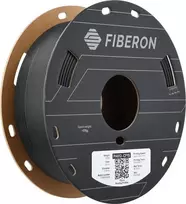 POLMASK Polymaker Fiberon PA612-CF15 anglies pluošto nailono filamentas 1,75 mm 0,5 kg juodas