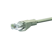 DSIT CAT5e tinklo kabelis U/UTP 0,5 m pilkas 100% varis RJ45