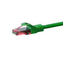 DSIT CAT6 U/UTP tinklo kabelis, 0,15 m, žalias, 100% varis (DC-63-001)
