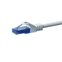 DSIT CAT6a tinklo kabelis 100% varis - U/UTP - 0,15 metro - baltas (DC-U6A2-001)