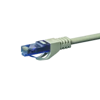 DSIT CAT6a tinklo kabelis 100% varis - U/UTP - 0,50 metro - pilkas (DC-U6A1-005)