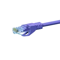 DSIT CAT 5e U/UTP tinklo jungiamasis laidas, 7,5 m, violetinis, CCA, RJ45, Gigabit Ethernet