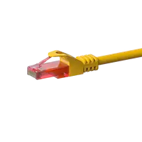DSIT CAT6 tinklo laidas U/UTP 0,15 m geltonas, 100% varis (DC-67-001)
