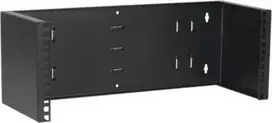 DSIT 4U 19 colių sieninis fiksuotas stelažo rėmas, 180 mm gylio, juodas (DS-WMB4-S)