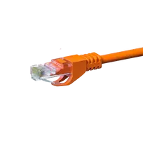 DSIT CAT 5e U/UTP tinklo laidų sujungimo kabelis, 3m, oranžinis, CCA, RJ45, Gigabit Ethernet
