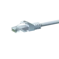 DSIT CAT5e tinklo kabelis U/UTP 15m baltas 100% varis Gigabit Ethernet RJ45 patch kabelis