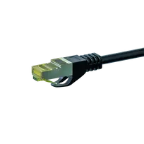 DSIT DC-70-005 Cat.7 S/FTP PiMF RJ45 tinklo kabelis, 0,5 m, juodas