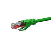 DSIT CAT6 U/UTP tinklo jungiamasis laidas, 0,5 m, žalias, 100% varis (DC-63-005)