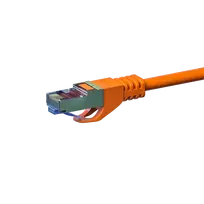 DSIT CAT 6a S/FTP LSOH tinklo kabelis 15 m oranžinis (DC-6A6-150)