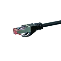 DSIT CAT 6 S/FTP LSOH tinklo jungiamasis laidas, 0,25 m, juodas (DC-S60-002)