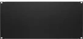 DS-IT 19 inch 5U aklina plokštė stelažui, plieninė, juoda DS-Blind5